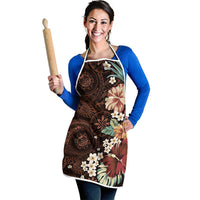 Kanoa Hawai'i Hibiscus Apron Polynesian Tribal Tattoo Pattern Floral Elements LT9 - Polynesian Pride