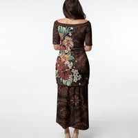 Kanoa Hawai'i Hibiscus Puletasi Polynesian Tribal Tattoo Pattern Floral Elements LT9 - Polynesian Pride