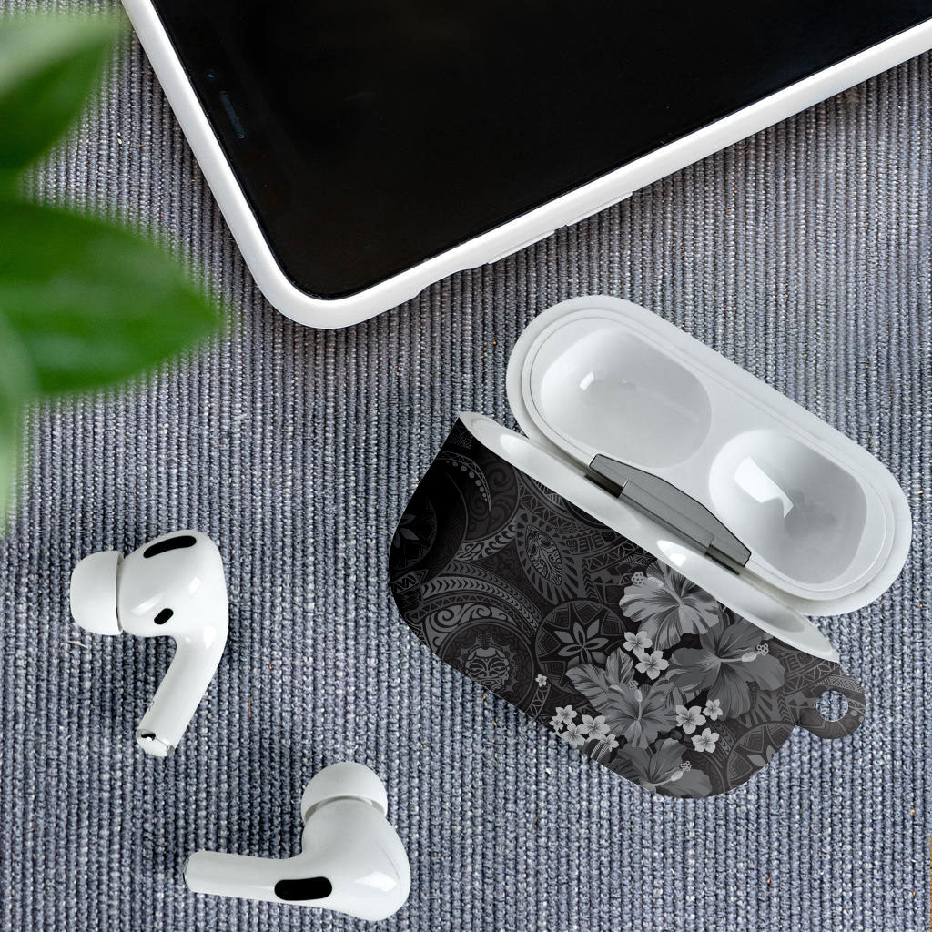 Pauli Hawai'i Hibiscus AirPods Case Polynesian Tribal Tattoo Pattern Floral Elements LT9 - Polynesian Pride