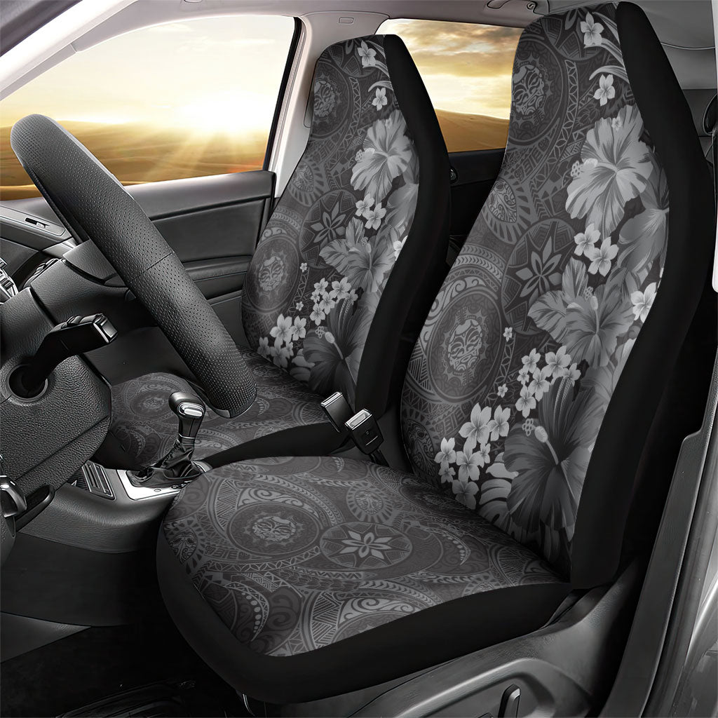 Pauli Hawai'i Hibiscus Car Seat Cover Polynesian Tribal Tattoo Pattern Floral Elements
