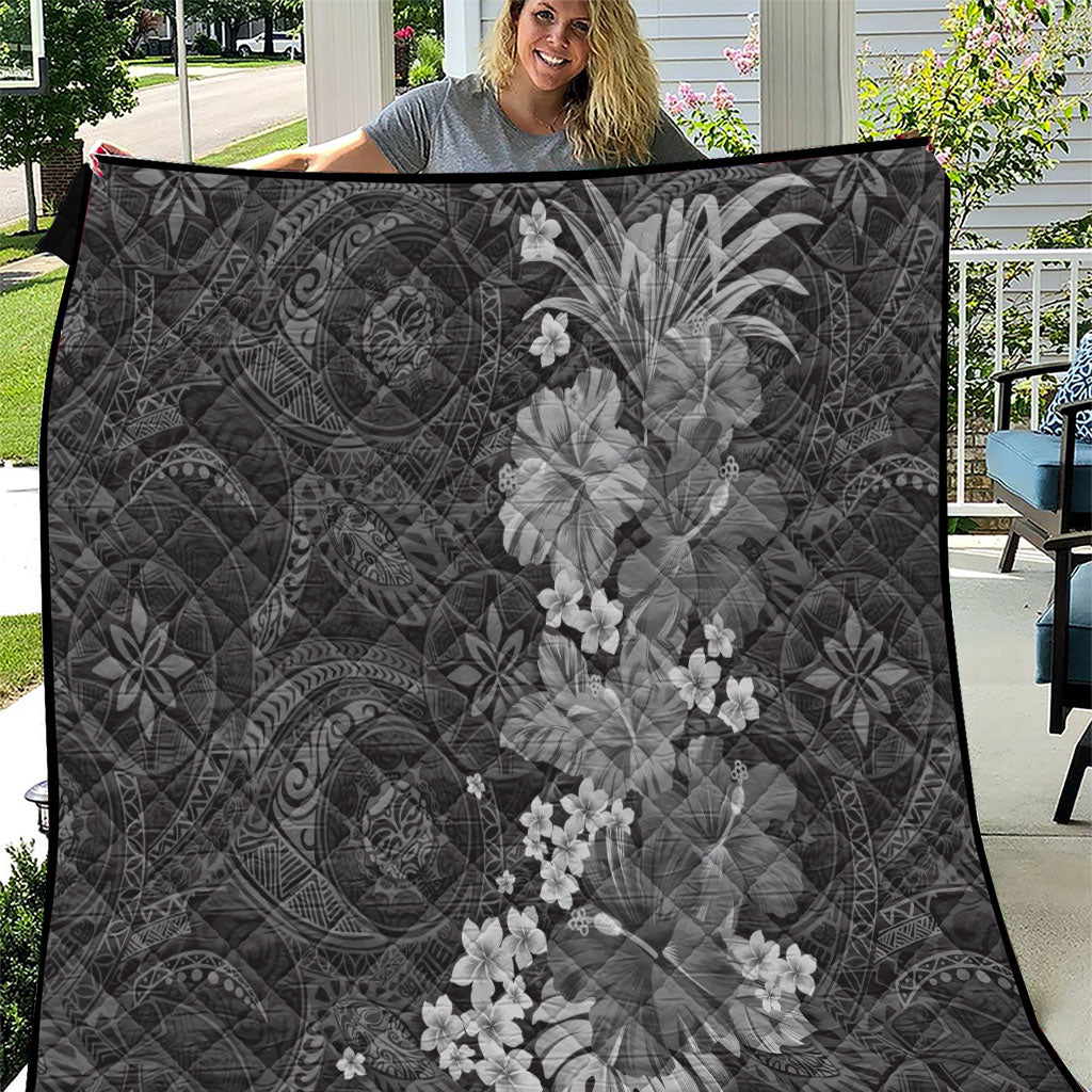 Pauli Hawai'i Hibiscus Quilt Polynesian Tribal Tattoo Pattern Floral Elements