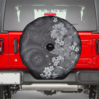 Pauli Hawai'i Hibiscus Spare Tire Cover Polynesian Tribal Tattoo Pattern Floral Elements