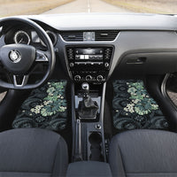 Pauliuli Hawai'i Hibiscus Car Mats Polynesian Tribal Tattoo Pattern Floral Elements