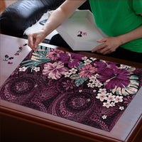 Poni Mama Hawai'i Hibiscus Puzzle Polynesian Tribal Tattoo Pattern Floral Elements LT9 - Polynesian Pride