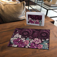 Poni Mama Hawai'i Hibiscus Puzzle Polynesian Tribal Tattoo Pattern Floral Elements LT9 - Polynesian Pride