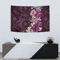 Poni Mama Hawai'i Hibiscus Tapestry Polynesian Tribal Tattoo Pattern Floral Elements LT9 - Polynesian Pride