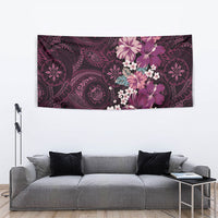 Poni Mama Hawai'i Hibiscus Tapestry Polynesian Tribal Tattoo Pattern Floral Elements LT9 - Polynesian Pride