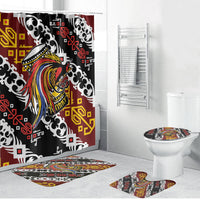 Papua New Guinea Bird Drum Bathroom Set Papuan Batik Motif