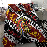 Papua New Guinea Bird Drum Bedding Set Papuan Batik Motif