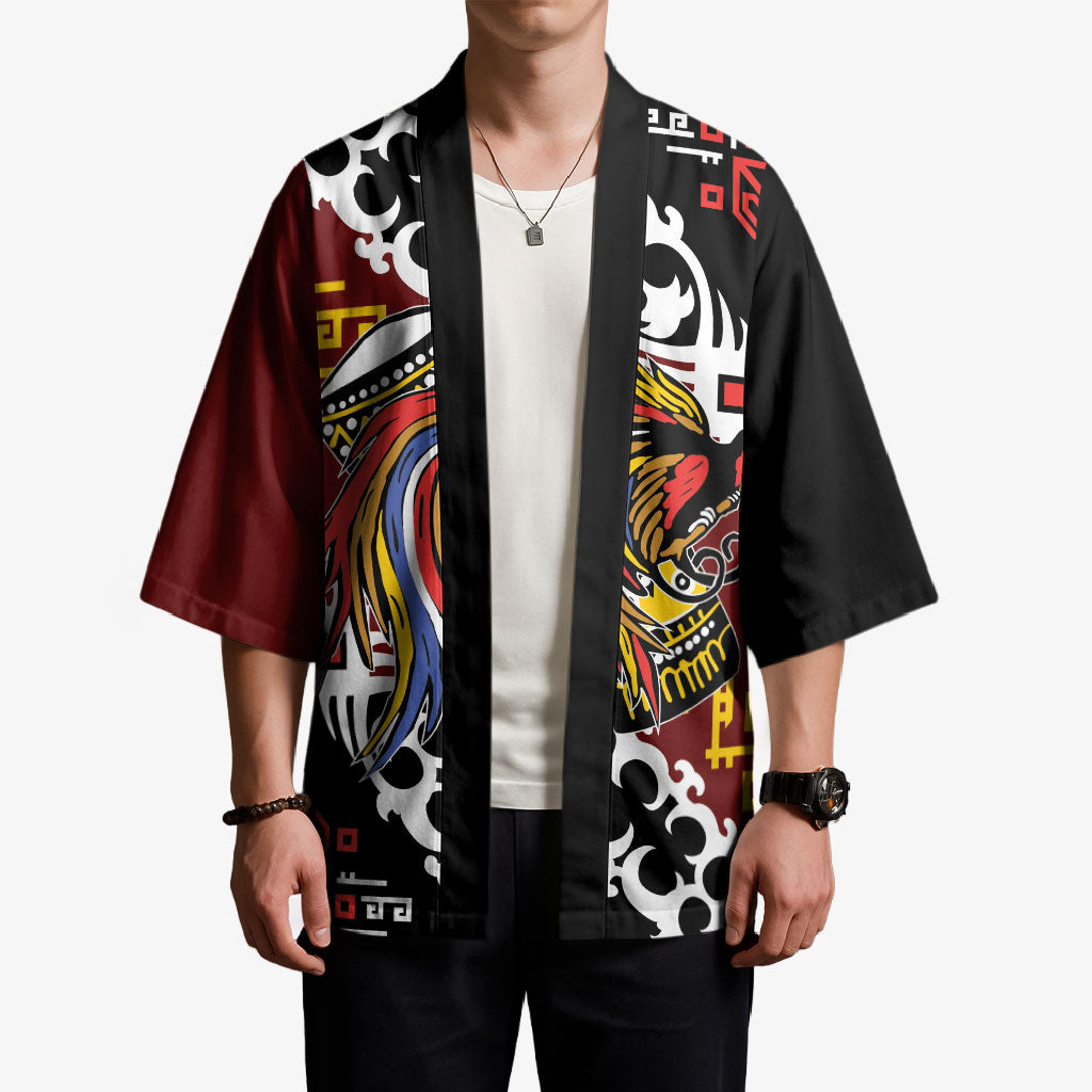 Personalised Papua New Guinea Bird Drum Kimono Papuan Batik Motif