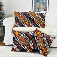 Papua New Guinea Bird Drum Pillow Cover Papuan Batik Motif