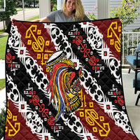 Papua New Guinea Bird Drum Quilt Papuan Batik Motif