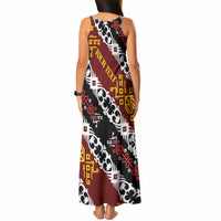 Personalised Papua New Guinea Bird Drum Tank Maxi Dress Papuan Batik Motif LT9 - Polynesian Pride