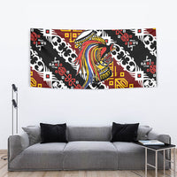 Papua New Guinea Bird Drum Tapestry Papuan Batik Motif