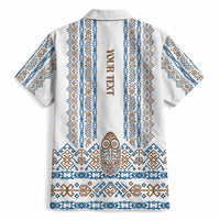 Personalised Papua New Guinea Bird Ethnic Hawaiian Shirt Papuan Batik Inspired Pattern