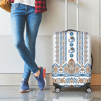 Papua New Guinea Bird Ethnic Luggage Cover Papuan Batik Inspired Pattern