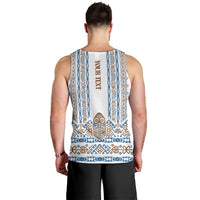 Personalised Papua New Guinea Bird Ethnic Men Tank Top Papuan Batik Inspired Pattern