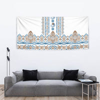 Papua New Guinea Bird Ethnic Tapestry Papuan Batik Inspired Pattern