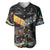 New Zealand and Australia Baseball Jersey Maori Mix Aboriginal Art Style