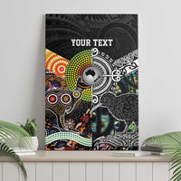 Personalised New Zealand and Australia Canvas Wall Art Maori Mix Aboriginal Art Style LT9 - Polynesian Pride