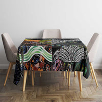 Personalised New Zealand and Australia Tablecloth Maori Mix Aboriginal Art Style LT9 - Polynesian Pride