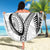 Custom Fiji Rugby Pacific Beach Blanket Polynesian Palm Tattoo