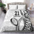 Custom Fiji Rugby Pacific Bedding Set Polynesian Palm Tattoo