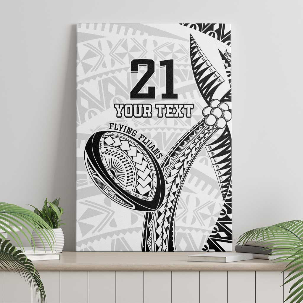 Custom Fiji Rugby Pacific Canvas Wall Art Polynesian Palm Tattoo LT9 - Polynesian Pride