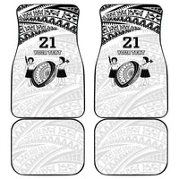 Custom Fiji Rugby Pacific Car Mats Polynesian Palm Tattoo LT9 - Polynesian Pride