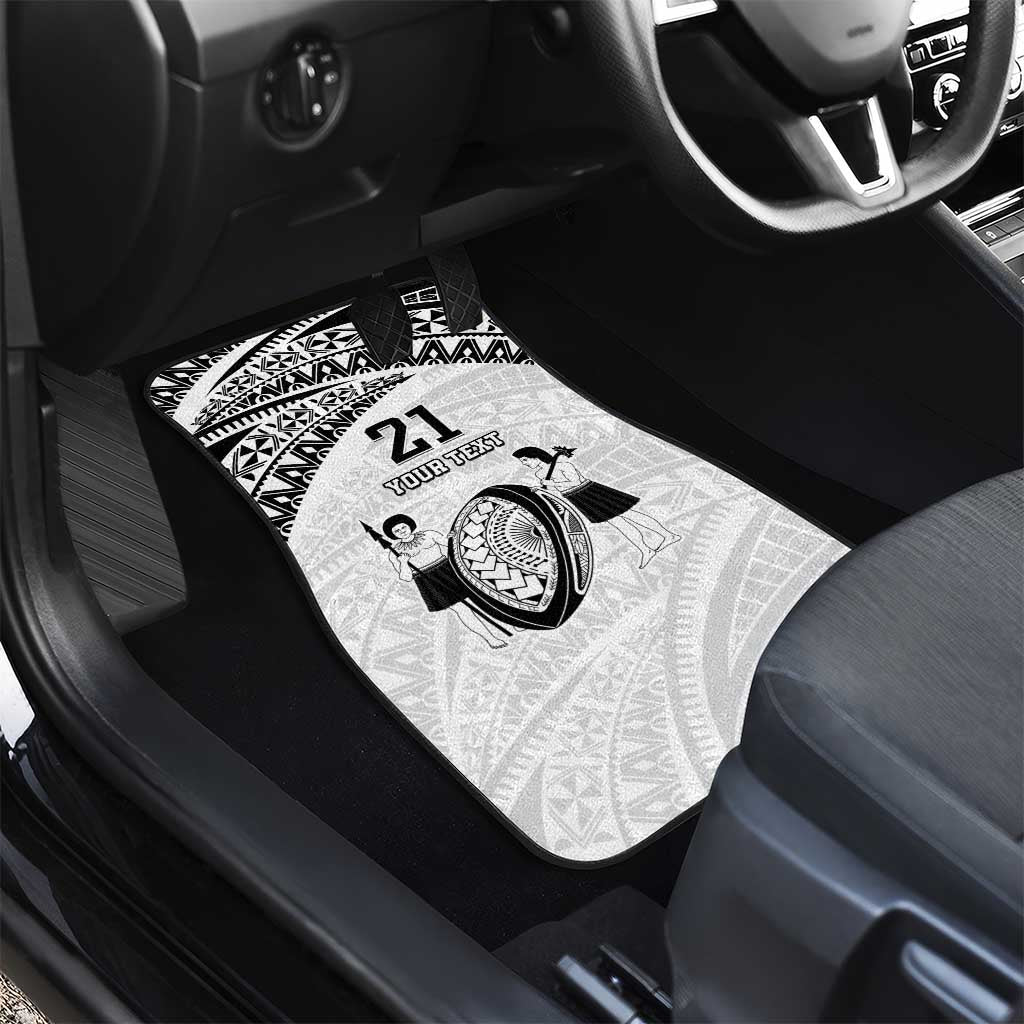 Custom Fiji Rugby Pacific Car Mats Polynesian Palm Tattoo LT9 - Polynesian Pride