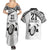 Custom Fiji Rugby Pacific Couples Matching Summer Maxi Dress and Hawaiian Shirt Polynesian Palm Tattoo