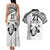 Custom Fiji Rugby Pacific Couples Matching Tank Maxi Dress and Hawaiian Shirt Polynesian Palm Tattoo