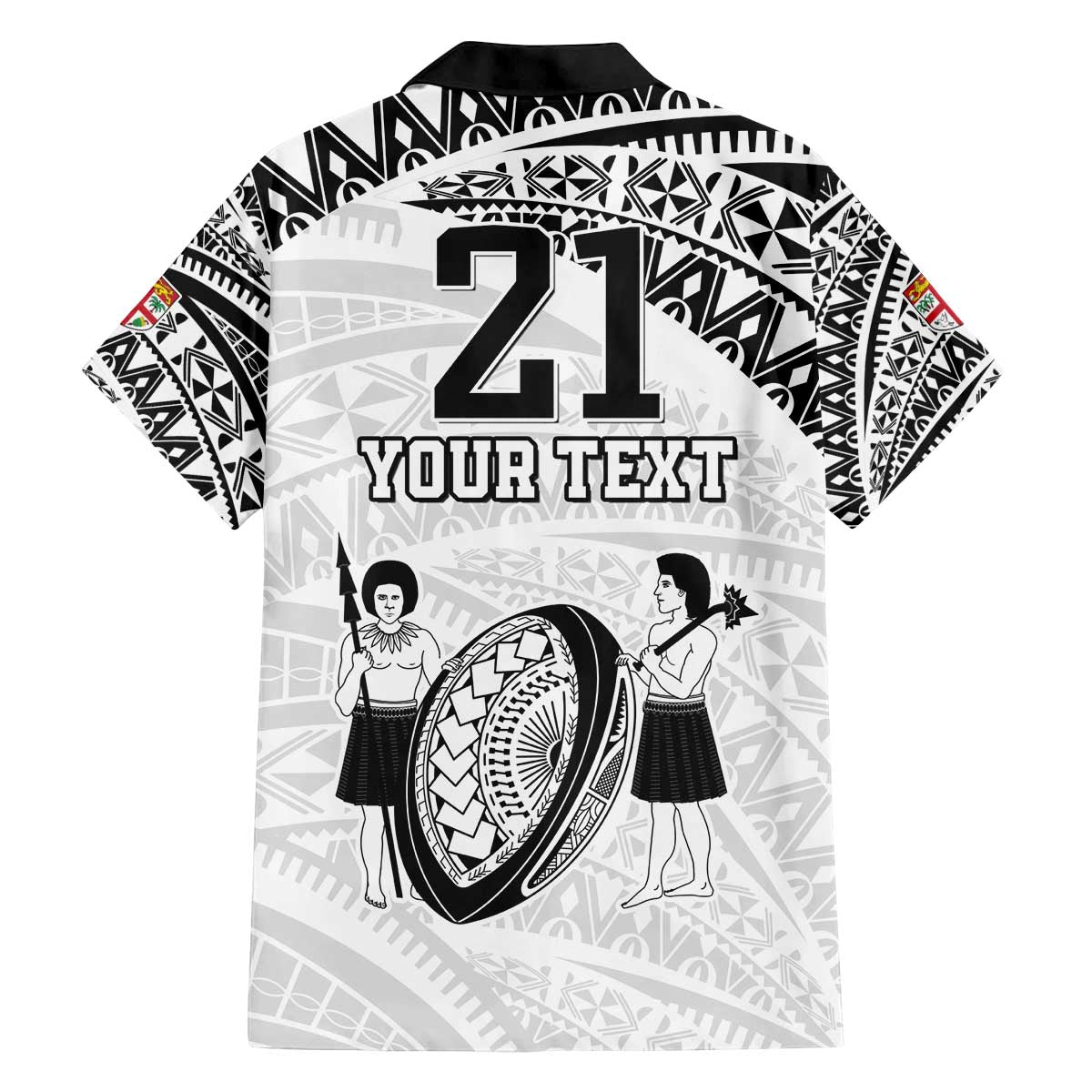 Custom Fiji Rugby Pacific Family Matching Off The Shoulder Long Sleeve Dress and Hawaiian Shirt Polynesian Palm Tattoo