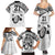 Custom Fiji Rugby Pacific Family Matching Summer Maxi Dress and Hawaiian Shirt Polynesian Palm Tattoo