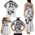 Custom Fiji Rugby Pacific Family Matching Tank Maxi Dress and Hawaiian Shirt Polynesian Palm Tattoo