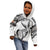 Custom Fiji Rugby Pacific Kid Hoodie Polynesian Palm Tattoo