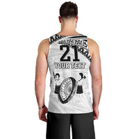 Custom Fiji Rugby Pacific Men Tank Top Polynesian Palm Tattoo LT9 - Polynesian Pride