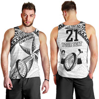 Custom Fiji Rugby Pacific Men Tank Top Polynesian Palm Tattoo LT9 - Polynesian Pride