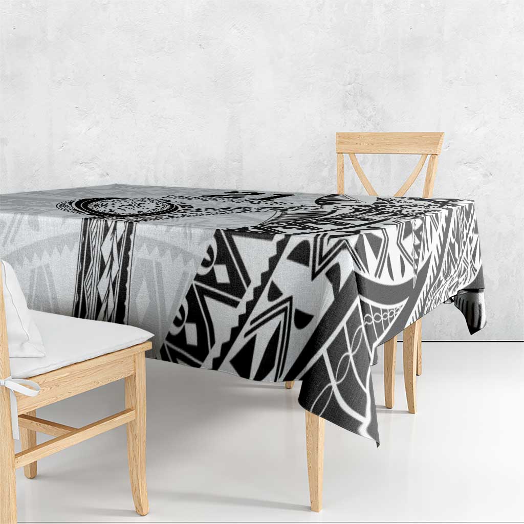 Custom Fiji Rugby Pacific Tablecloth Polynesian Palm Tattoo LT9 - Polynesian Pride