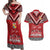 Personalised Tonga Rugby Pacific Couples Matching Off Shoulder Maxi Dress and Hawaiian Shirt Ikale Tahi Sipi Tau