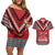 Personalised Tonga Rugby Pacific Couples Matching Off Shoulder Short Dress and Hawaiian Shirt Ikale Tahi Sipi Tau