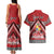 Personalised Tonga Rugby Pacific Couples Matching Tank Maxi Dress and Hawaiian Shirt Ikale Tahi Sipi Tau