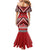 Personalised Tonga Rugby Pacific Mermaid Dress Ikale Tahi Sipi Tau