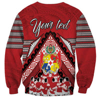 Personalised Tonga Rugby Pacific Sweatshirt Ikale Tahi Sipi Tau LT9 - Polynesian Pride