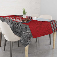 Personalised Tonga Rugby Pacific Tablecloth Ikale Tahi Sipi Tau LT9 - Polynesian Pride