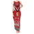 Personalised Tonga Rugby Pacific Tank Maxi Dress Ikale Tahi Sipi Tau