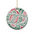 New Zealand Kowhaiwhai Christmas Ceramic Ornament Traditional Maori Koru Pattern - Polynesian Pride