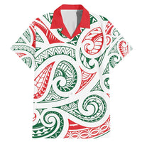 New Zealand Kowhaiwhai Christmas Family Matching Mermaid Dress and Hawaiian Shirt Traditional Maori Koru Pattern - Polynesian Pride