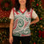 New Zealand Kowhaiwhai Christmas Knitted V-Neck Vest Traditional Maori Koru Pattern - Polynesian Pride