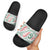 New Zealand Kowhaiwhai Christmas Slide Sandals Traditional Maori Koru Pattern - Polynesian Pride